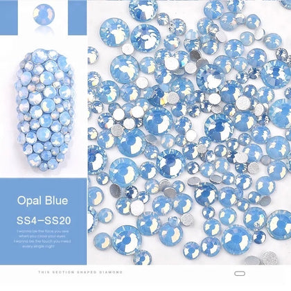Opal Blue Rhinestones