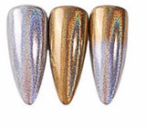 Gold & Silver Holographic Chrome