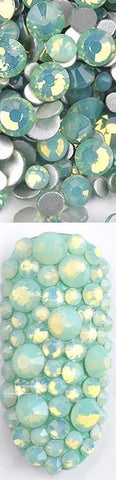 Opal Green Rhinestones