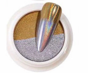 Gold & Silver Holographic Chrome